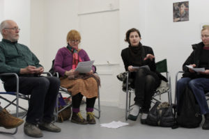 Recreation of the exhibition at Studio 1.1, London - a contemporary artist-led project space.